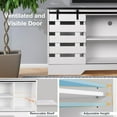 Farmhouse TV Stand for Televisions up to 65 Inches Modern Entertainment