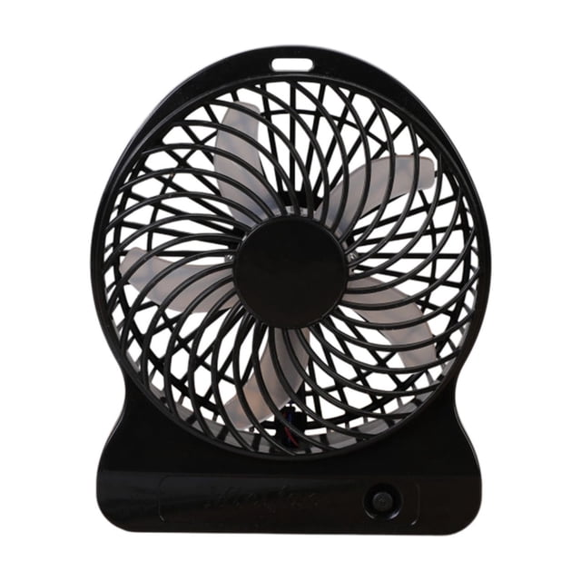 Black Matte Black Office Fan With 120° Oscillation And Energy-Efficient Motor #lgmks