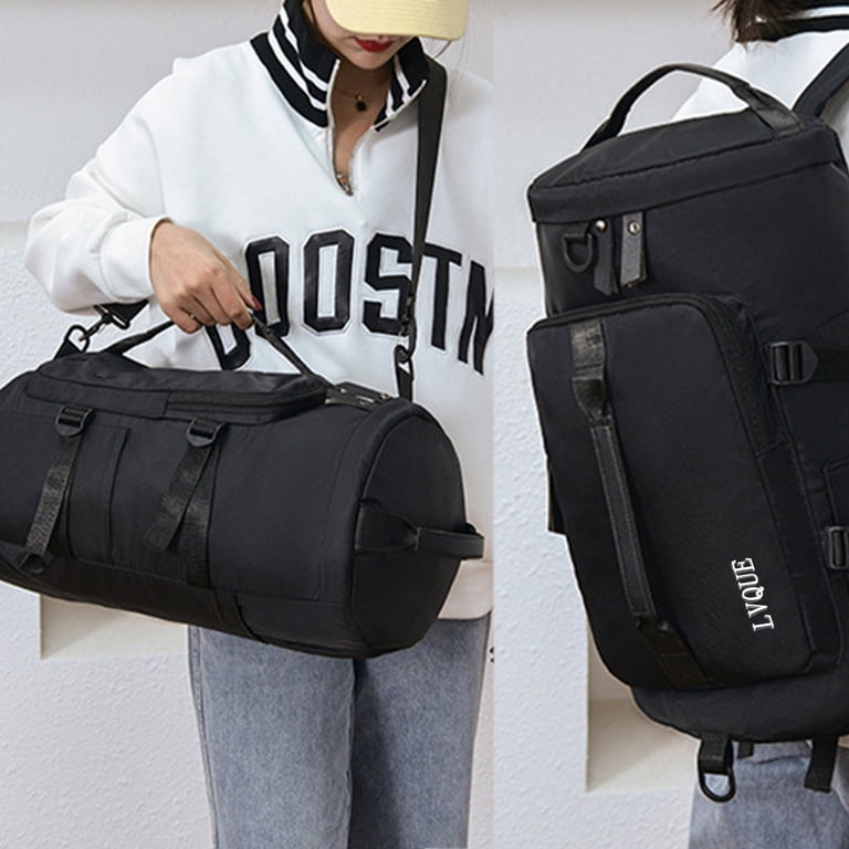 Vintage Dragonfly Duffel Bag – Foldable Gym & Travel Bag With Shoe Compartment, 20L