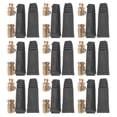 thumbnail image 2 of Welder Machine Cables Connectors,  Electrical Conductivity Welding Cable Connector Plug Rubber+Brass  For Hydrogen Arc Welding, 2 of 8