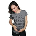 thumbnail image 2 of Maternity Calendar Countdown Pregnancy Tee Mark Off Baby Announcement T Shirt, 2 of 9
