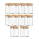 thumbnail image 5 of 10 tarros de almacenamiento de alimentos, bote pequeño, botella de almacenamiento transparente, organizador de despensa, tarro de vidrio, contenedores, 5 of 9