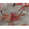 thumbnail image 5 of oneOone Georgette Viscose Red Fabric Floral & Quilting Supplies Print Sewing Fabric By The Yard 42 Inch Wide, 5 of 6