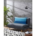 thumbnail image 3 of Blue Ombre Coastal Pillow Covers King Size, Summer Gradient Ocean Wave Soft Bed Throw Pillowcases Breathable Cooling Long Lumbar Body Pillow Sham Cover for Bed Sofa 20''x40'', 3 of 7