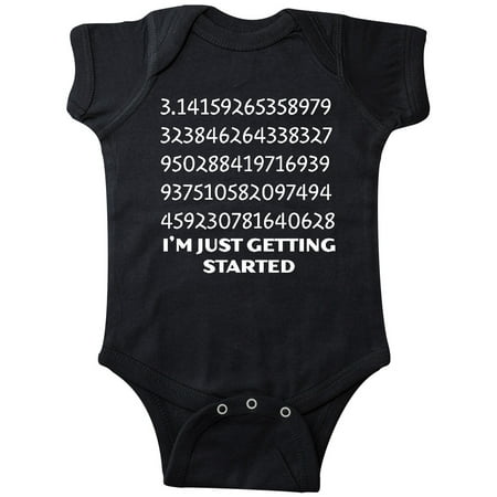 

Inktastic I m Just Getting Started- Pi Day numbers Gift Baby Boy or Baby Girl Bodysuit