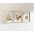 thumbnail image 2 of Woodland Nursery Decor, Woodland Wall Decor, Woodland Wall Art, Nursery Wall Decor, Woodland Art Print Set of 3 UNFRAMED, 2 of 6