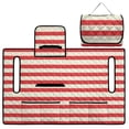 thumbnail image 5 of Pzuqiu Golf Cart Seat Towel Blanket Covers, Compatible with Outdoor, Suitable for Club Car Breathable, Striped Pattern Design, 5 of 7