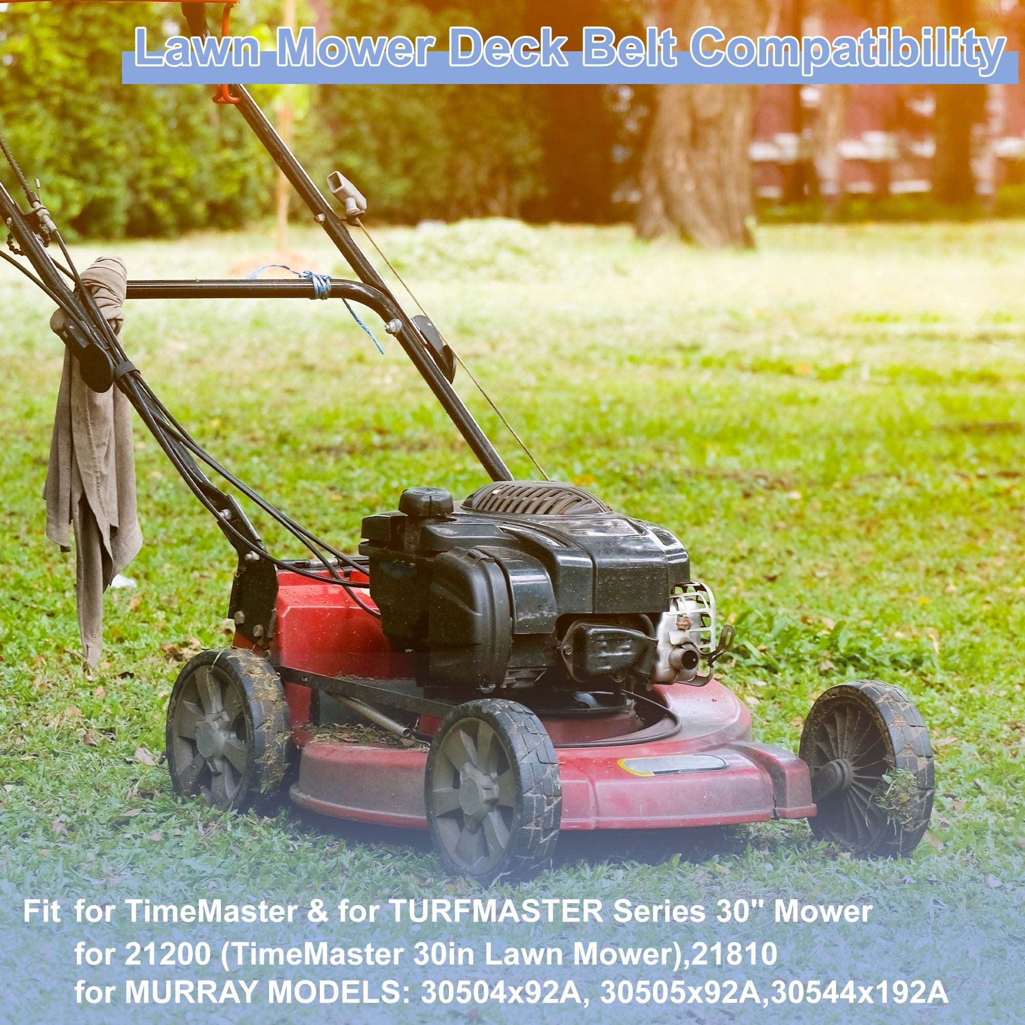 Unique Bargains Lawn Mower Deck Belt for TimeMaster Series 30" Mower V-Belt
