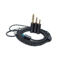 thumbnail image 2 of TISHITA 8 Core Earphone Cable 3.9ft Sturdy Easy to Use Replacement for IE200 300 600 Black, 2 of 8