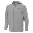 thumbnail image 2 of Men's Antigua Heather Gray New York Jets Effortless Full-Zip Hoodie Jacket, 2 of 4