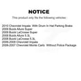 thumbnail image 2 of SIM Front Rear Semi-Metallic Brake Pads Kit for Car Chevrolet Impala Buick LaCrosse Allure Monte Carlo KSM-100537, 2 of 8