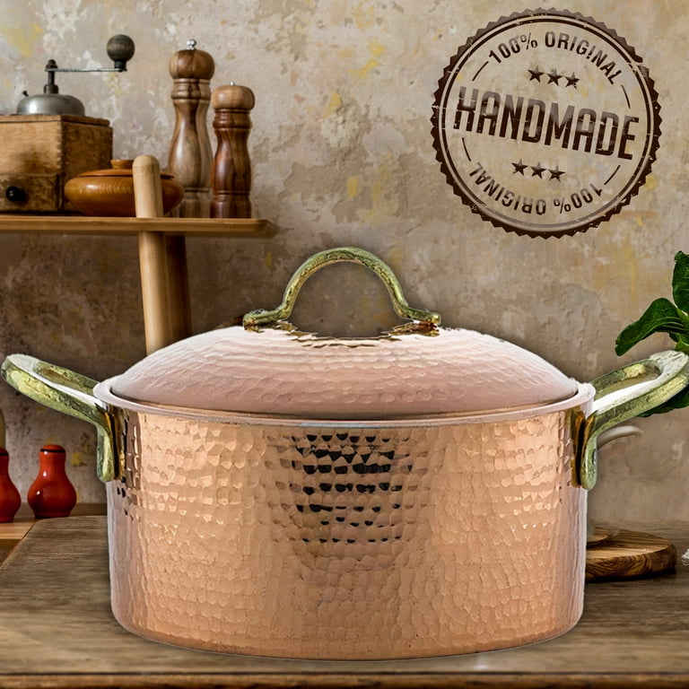  Copper Cooking Pot, Handmade Copper Pot, Cookware