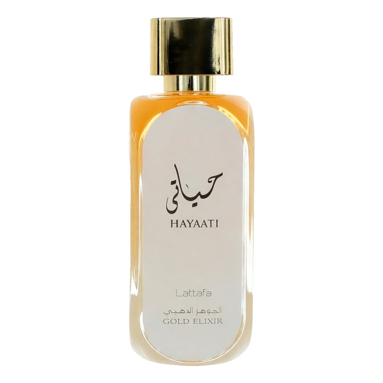 Lattafa, Unisex Fragrance, 3.4 oz, Gold Elixir with Spices and