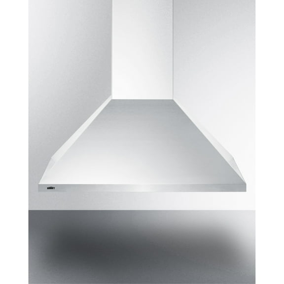 30" wide European style convertible wall-mount range hood in stainless steel