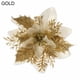 thumbnail image 3 of 5Pcs Christmas Glitter Artificial Poinsettia Flowers Xmas Poinsettia Artificial Wedding Flowers Decorations Xmas Tree Ornaments for Party Favors, 6inch, 3 of 9