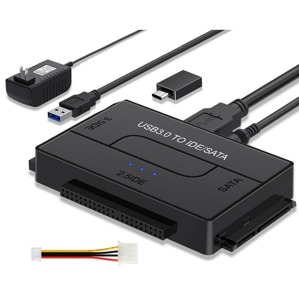 Lector de disco duro EYOOLD Adaptador SATA IDE a USB 3.0