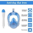 thumbnail image 3 of Panliya is beautiful Underwater Snorkeling Full Face Adult Swimming Mask Kit with Camera Mount Recording 180 Degree Panoramic Fog and Leak Prevention, 3 of 9