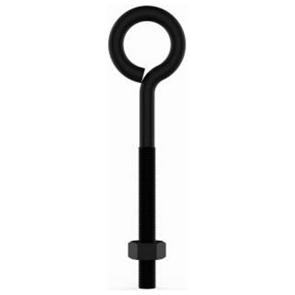 National Hardware N820-086 Eye Bolt with Nut, 3/8 x 6 In. - Quantity 10