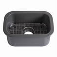thumbnail image 3 of ALFI brand ABF1319UD Small 13"x19" Rectangle Fireclay Undermount or Drop In Prep Sink, 3 of 7