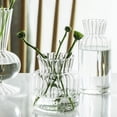 thumbnail image 4 of HLONK 1pc Nordic Creative Transparent Vases Glass Plant Bottle Flower Pot Hydroponic Terrarium Arrangement Container Table Vase Decor, 4 of 8