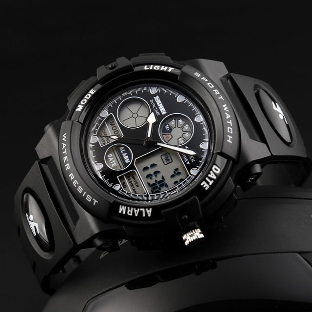 Birdeem Montre de Sport Numérique avec Alarme, Montre de Course Extérieure Résistante à l'Eau pour Hommes et Femmes, Écran Facile à Lire avec Rétroéclairage, Tenue Décontractée de Tous les Jours Ou de Sport