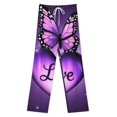 thumbnail image 3 of Butterfly Pajama Pants Loose Pajamas Female Breathable Home Trousers Leisure Sleeping Pants Large Size, 3 of 6