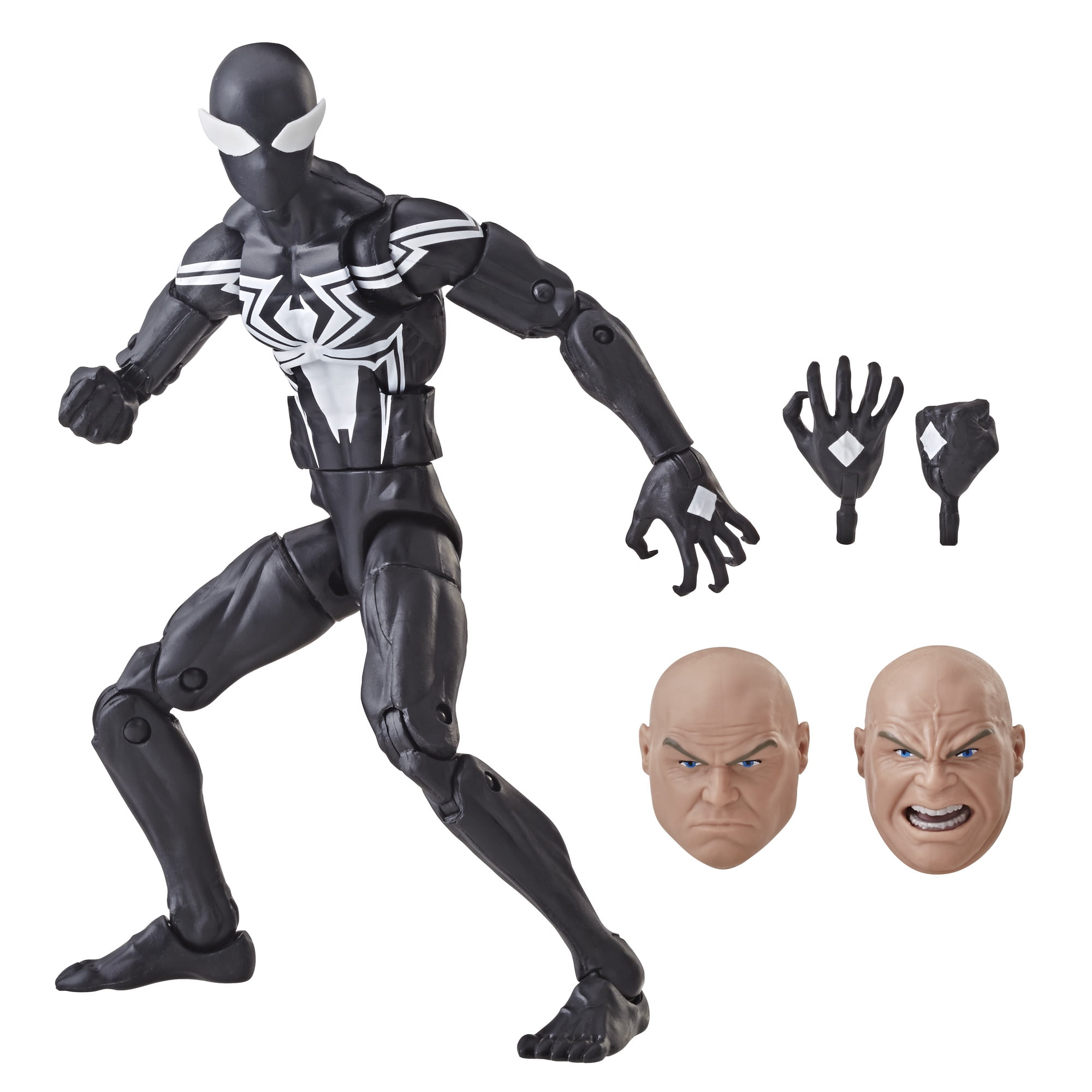 Marvel Legends Infinite Series Symbiote Black Spiderman 6" Loose Action Figure 