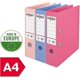 thumbnail image 2 of A4 Lever Arch File, 75mm Spine, 500 Sheet Capacity, Plastic Cover, File Folder, 2115532, Light Pink, 2 of 4