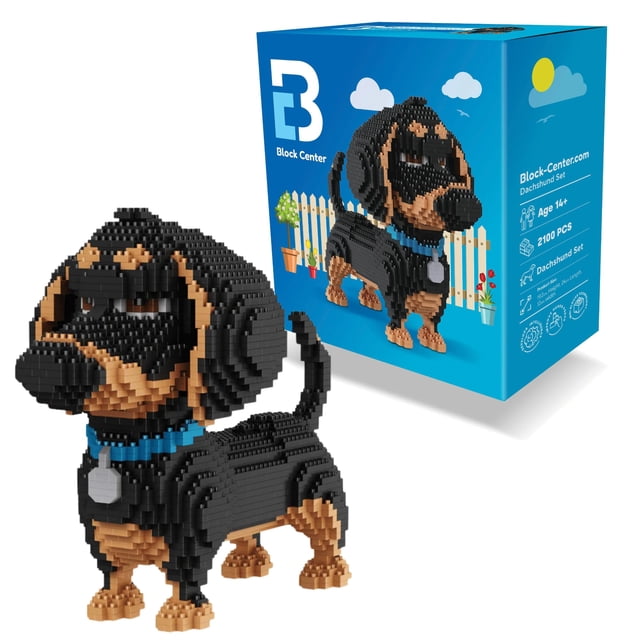 Puzzle 3D BLOCK CENTER Dachshund Dog 2024 Edición 2100 piezas