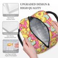 thumbnail image 5 of Haiem Donut and Blue Printed Lunch Bag Women, Lunch Box Lunch Bag for Women, Small Leakproof Cute Lunch Tote Large Capacity Reusable Insulated Cooler Lunch Container, 5 of 6