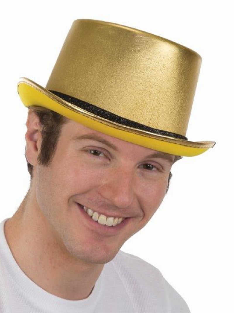 gold top hats costume