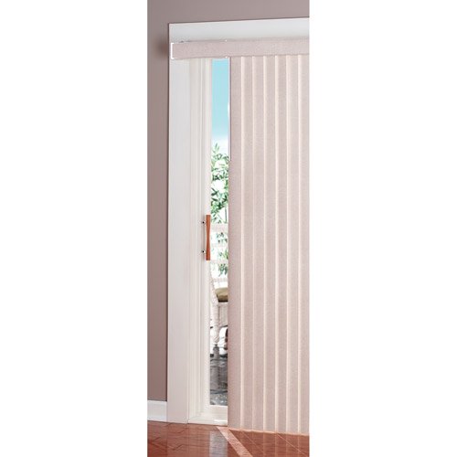 Mainstays 78" x 84" Room Darkening Embossed Vertical Blinds, 1 Each