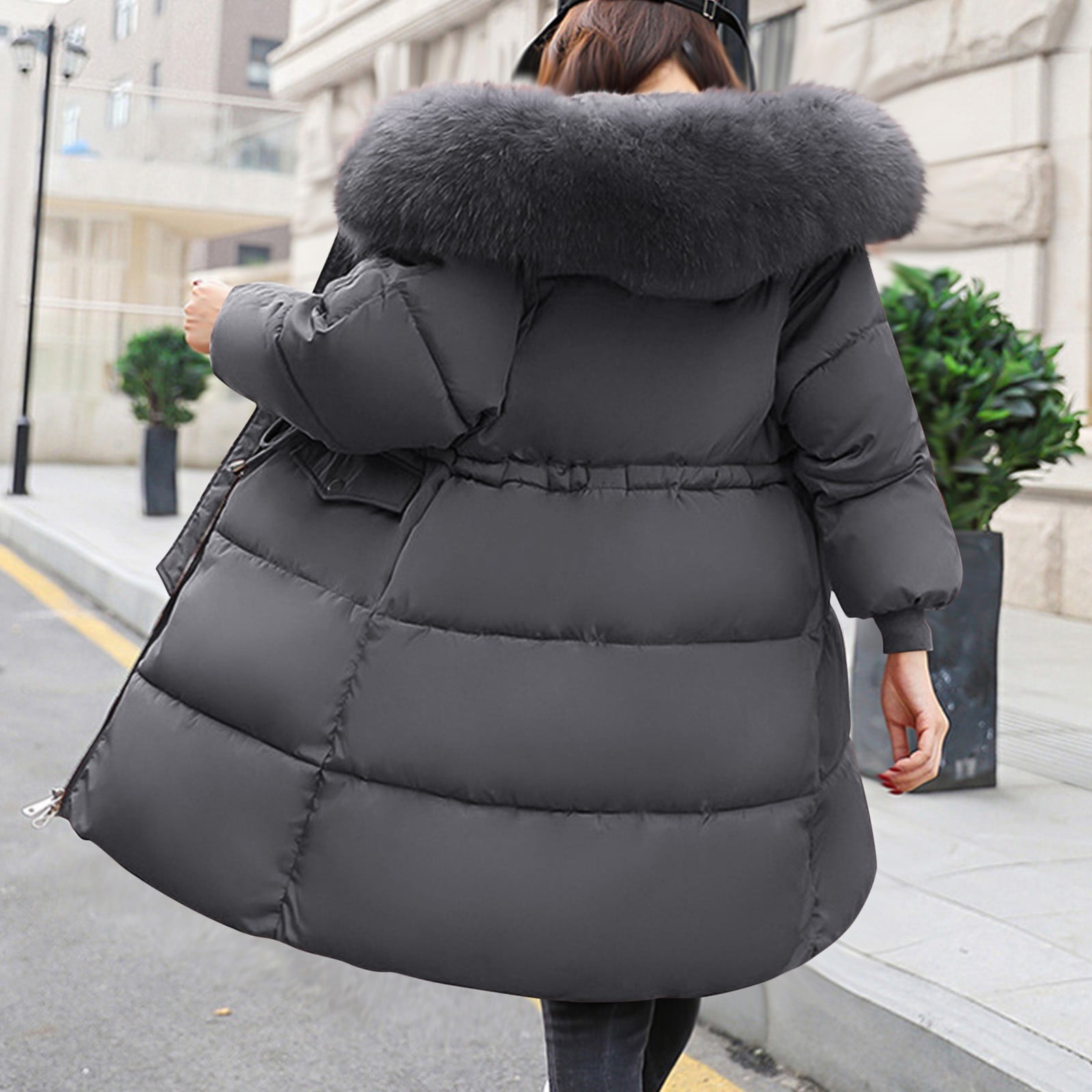 Amazon.com: Women Fashion Slim Winter Jacket Cotton Thicken