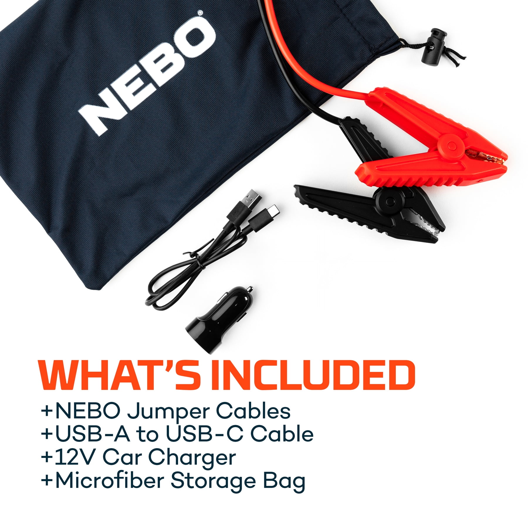 Nebo Assist 1500XP Jump Starter, 1500 Peak Amps and a Backup Power Bank