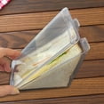 thumbnail image 3 of Gieenan 2Pcs Portable and Convenient Triangle Sandwich Containers Food Holders Case for Easy Food Storage and Transportation, 3 of 7
