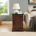 Farmhouse end table Nightstand Rectangular Farmhouse End Table with