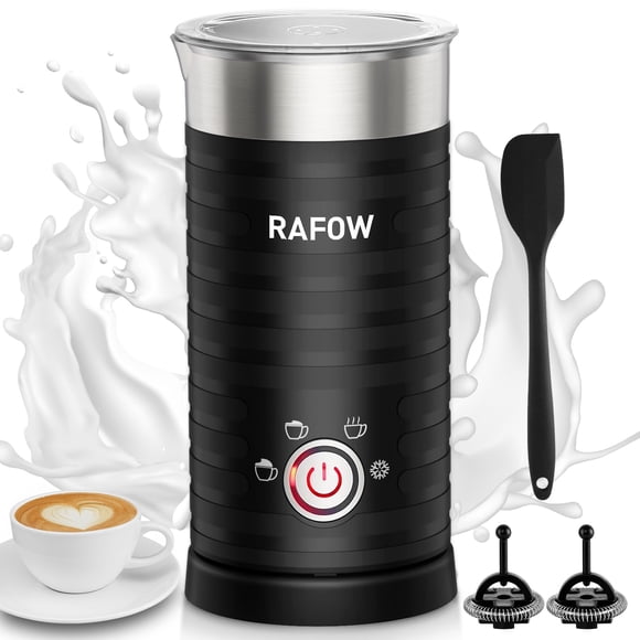 Vaporizador de leche eléctrico Rafow 4 en 1, 350 ml/12 oz