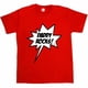 thumbnail image 1 of Personalizado tee Daddy Rocks Cool Dad Día Del Padre Cumpleaños Regalo De Navidad Personalidad Camiseta top, 1 of 3