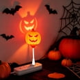 thumbnail image 5 of FEOLGEHLY Halloween Lights, Pumpkin Projector Lamp, Halloween Decorations for Home, Halloween Party Decorations, LED Ghost Silhouette Light, USB Powered for Bedrooms, Living Areas (Yellow), 5 of 7