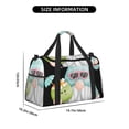 thumbnail image 3 of Fotbe Summer Gnome,Cute Gnome Bolsa de Viaje con Estampado, Bolsa de Fin de Semana para Mujer con Compartimento para Zapatos, Bolsa de Gimnasio con Bolsillo Húmedo, 3 of 7