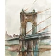 thumbnail image 2 of Harper, Ethan 20x23 Black Ornate Wood Framed with Double Matting Museum Art Print Titled - Bridge at Sunset I, 2 of 4