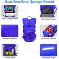 thumbnail image 4 of Wolt | Hiking Hydration Backpack with 2L Hydration Bladder Hiking Cycling Climbing for Unisex(Blue), 4 of 6
