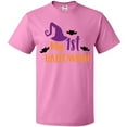 thumbnail image 3 of Inktastic My First Halloween, Witch Hat, Bats - Purple Black T-Shirt, 3 of 5