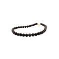 thumbnail image 1 of Collar de cuentas 10 mm NEGRO BRILLANTE 45 cm Yashi, 1 of 4
