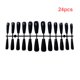 thumbnail image 4 of Color Street Nail Strips Diseño de ataúd puntas de punta artificial Colors sólidos Salón de estilo de bailarina para mujeres Negro 1 set Inevent CE011632-02, 4 of 6