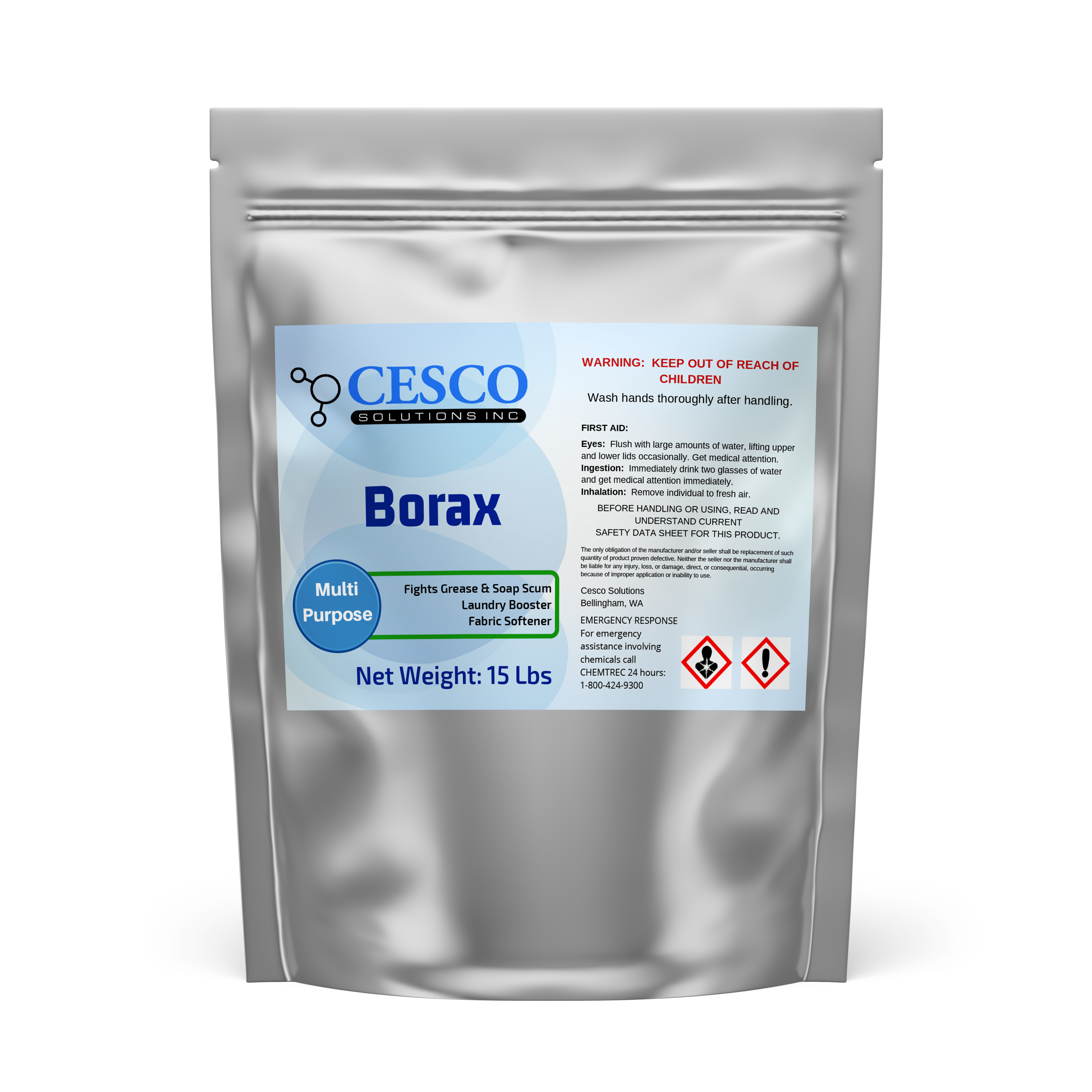 Borax Powder 15lbs All Purpose Cleaner Natural Multipurpose