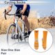 thumbnail image 2 of Calcetines de ciclismo Unique Bargains, antideslizantes, absorbentes de sudor, anti-fricción, calcetines para bicicleta al aire libre, naranja, talla única, neutros y universales, 1 par, 2 of 6