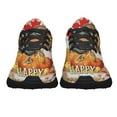 thumbnail image 5 of Happy Thanksgiving Turkey Pumpkin HarveStCanada Shoes Sneakers Black Size 11.5, 5 of 7