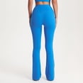 thumbnail image 3 of SWSMCLT Women's Flares Yoga Pants Workout Bell Soft Elastic Waist Casual Pants Sweatpants High Waisted Boot Cut Blue Medium, 3 of 4
