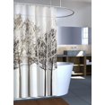 thumbnail image 4 of Mainstays Beige Forest Shower Curtain, 4 of 4